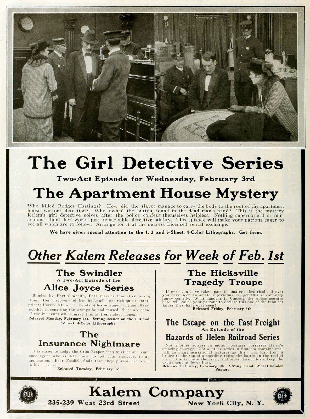 Girl Detective #2 The Apartment House Mystery